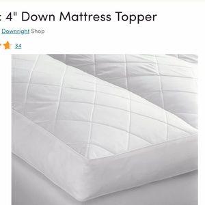 real down feather mattress topper feather bed